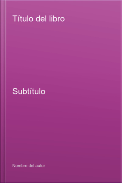 Título Del Libro