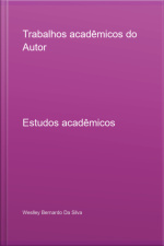 Trabalhos Acadêmicos Do Autor