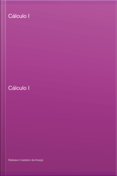 Cálculo I