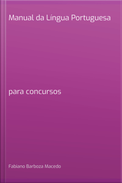 Manual Da Língua Portuguesa
