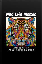 Wild Life Mosaic: Stress Relief Coloring Book For Adults