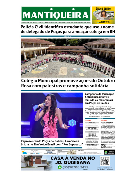 Mantiqueira - Edição de 22 de Outubro de 2025