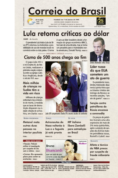 Correio do Brasil - Edição de 24 de Outubro de 2025