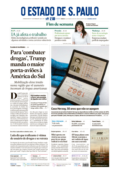 Estadão - Edição de 25 de Outubro de 2025