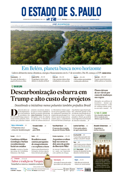 Estadão - Edição de 26 de Outubro de 2025