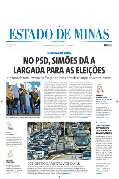 Estado de Minas - Edição de 28 de Outubro de 2025