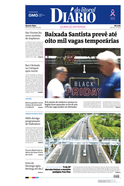 Diário do Litoral - Edição de 29 de Outubro de 2025