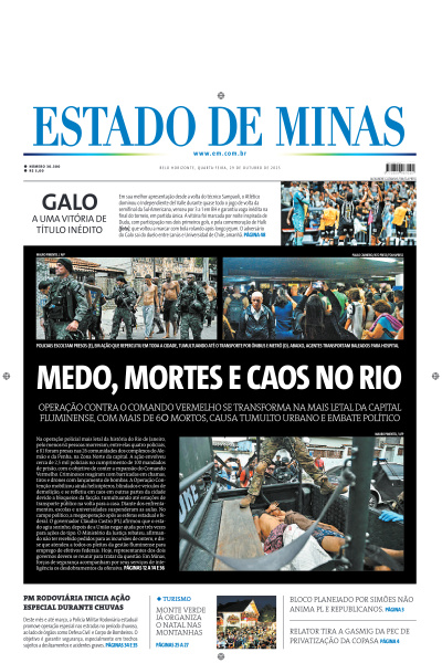 Estado de Minas - Edição de 29 de Outubro de 2025