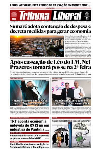 Tribuna Liberal - Edição de 30 de Outubro de 2025