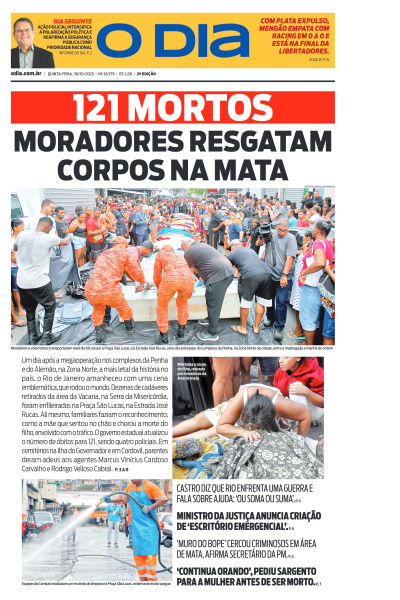 O DIA - Edição de 30 de Outubro de 2025