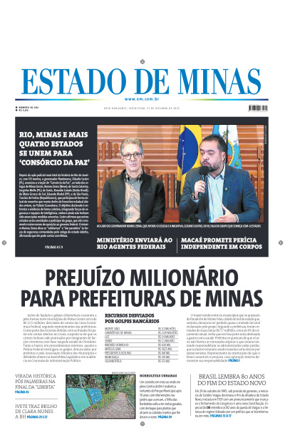 Estado de Minas - Edição de 31 de Outubro de 2025