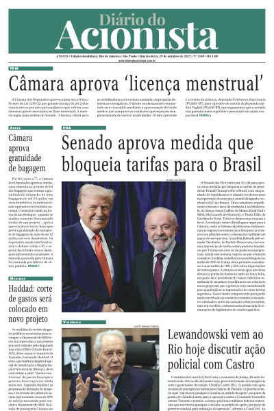Diário do Acionista - 29 de outubro de 2025