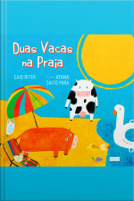 Duas vacas na praia