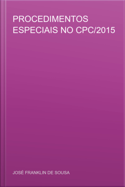 Procedimentos Especiais No Cpc/2015