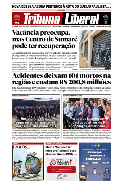 Tribuna Liberal - Edição de 2 de Novembro de 2025