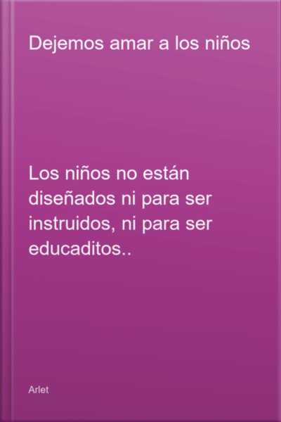 Dejemos Amar A Los Niños