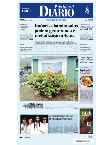 Diário do Litoral - Edição de 03 de Novembro de 2025