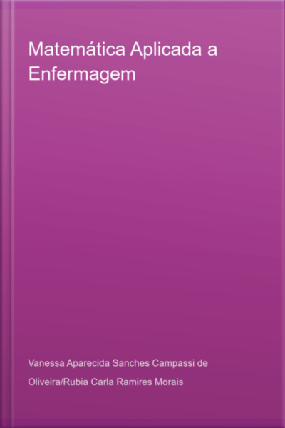 Matemática Aplicada A Enfermagem