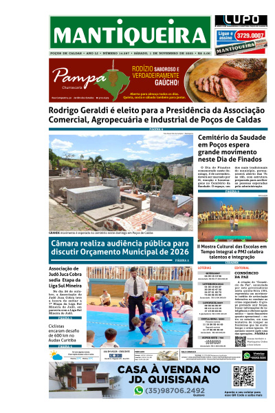 Mantiqueira - Edição de 04 de Novembro de 2025