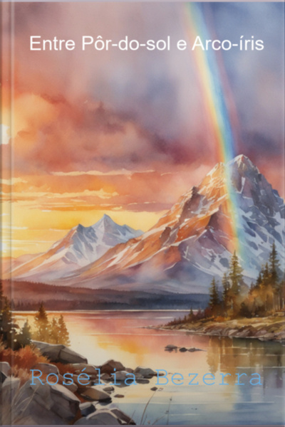 Entre Pôr Do Sol E Arco-íris
