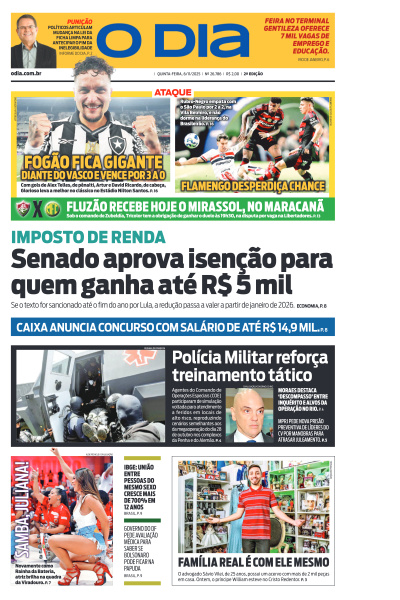 O DIA - Edição de 06 de Novembro de 2025
