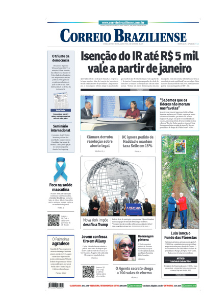 Correio Braziliense - Edição de 06 de Novembro de 2025