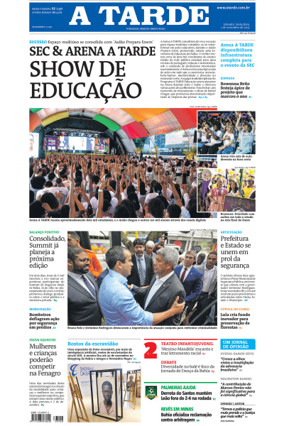 A TARDE - Edição de 7 de Novembro de 2025