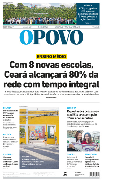 O POVO - Edição de 08 de Novembro de 2025