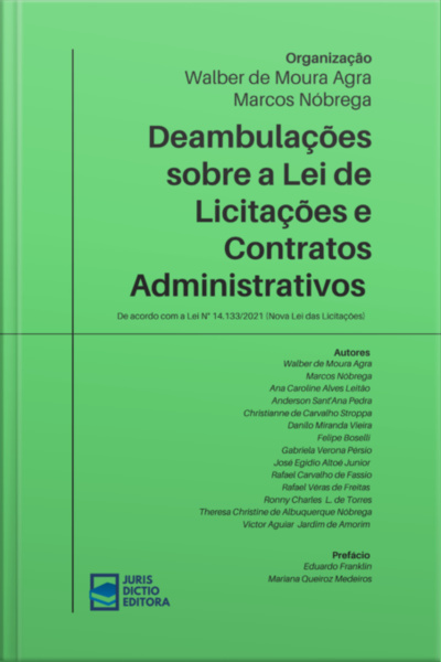 Deambulações Sobre A Lei De Licitações E Contratos Administrativos