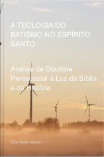 A Teologia Do Batismo No Espírito Santo
