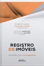 Registro De Imóveis - 4ª Ed - 2025