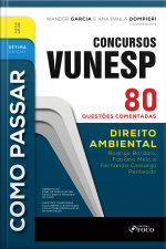 Como Passar Em Concursos Vunesp - 7ª Ed -2025: Direito Ambiental - 80 Questões Comentadas
