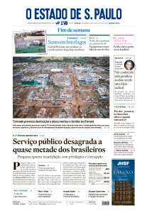 Estadão - Edição de 09 de Novembro de 2025