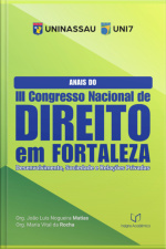 Anais Do Iii Congresso Nacional De Direito Em Fortaleza