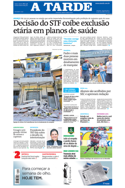 A TARDE - Edição de 10 de Novembro de 2025