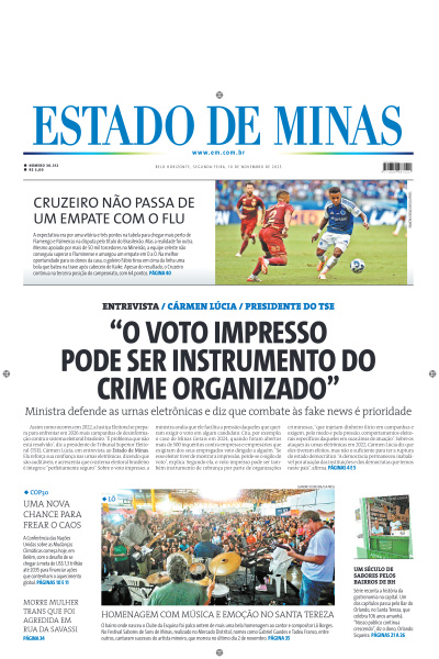 Estado de Minas - Edição de 10 de Novembro de 2025