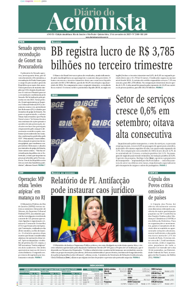 Diário do Acionista - 13 de novembro de 2025