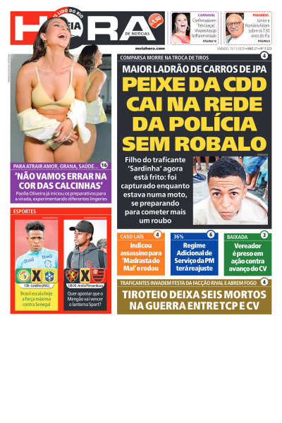 MEIA HORA - Edição de 15 de Novembro de 2025