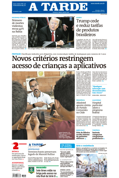 A TARDE - Edição de 15 de Novembro de 2025