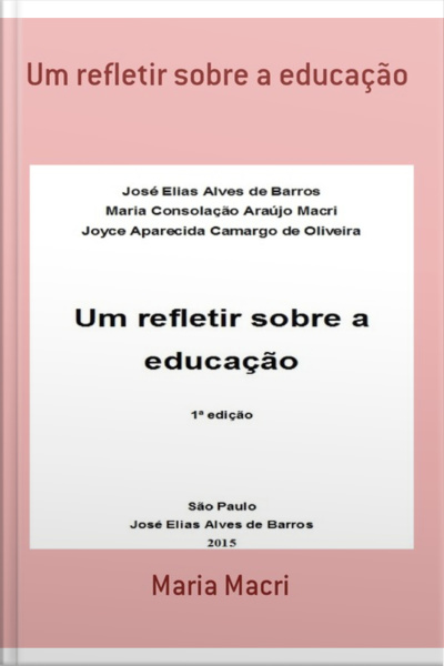 Um Refletir Sobre A Educação