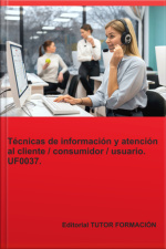 Técnicas De Información Y Atención Al Cliente / Consumidor / Usuario. Uf0037.