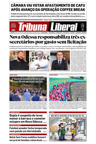Tribuna Liberal - Edição de 18 de Novembro de 2025