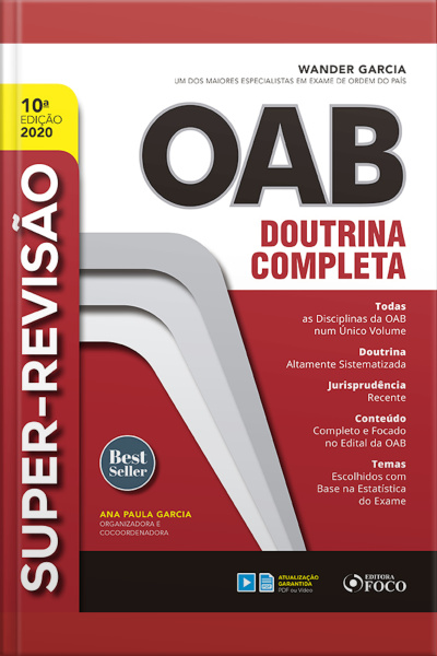 Super-revisão Oab - 10. Ed. - 2020.: Doutrina Completa - 2020