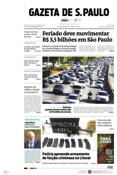 Gazeta de S. Paulo - Edição de 21 de Novembro de 2025