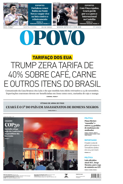 O POVO - Edição de 21 de Novembro de 2025