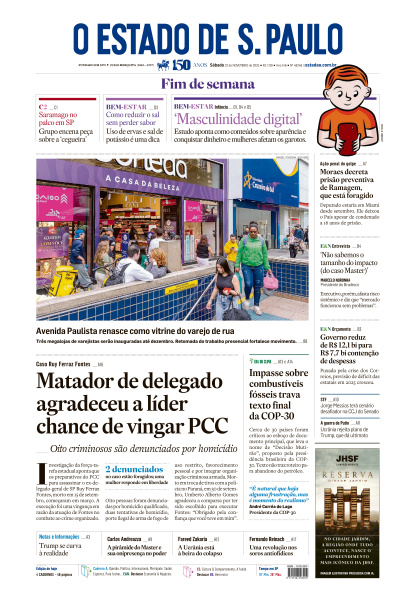 Estadão - Edição de 22 de Novembro de 2025