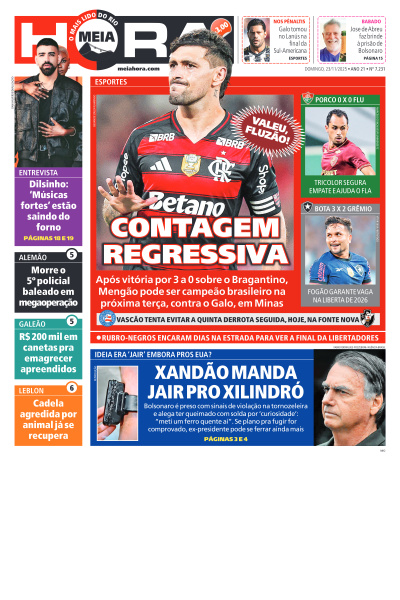 MEIA HORA - Edição de 23 de Novembro de 2025