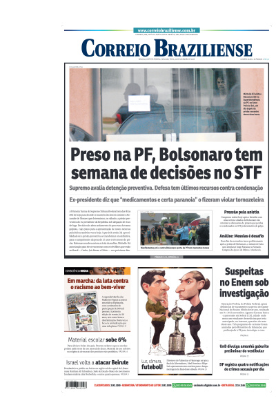 Correio Braziliense - Edição de 24 de Novembro de 2025
