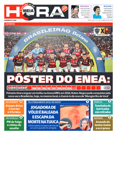 MEIA HORA - Edição de 25 de Novembro de 2025