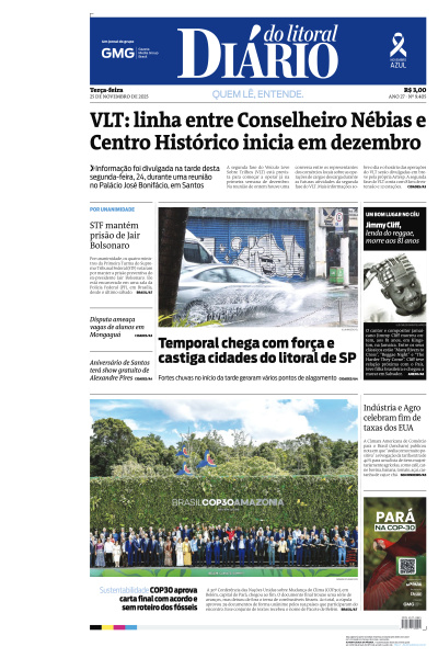 Diário do Litoral - Edição de 25 de Novembro de 2025
